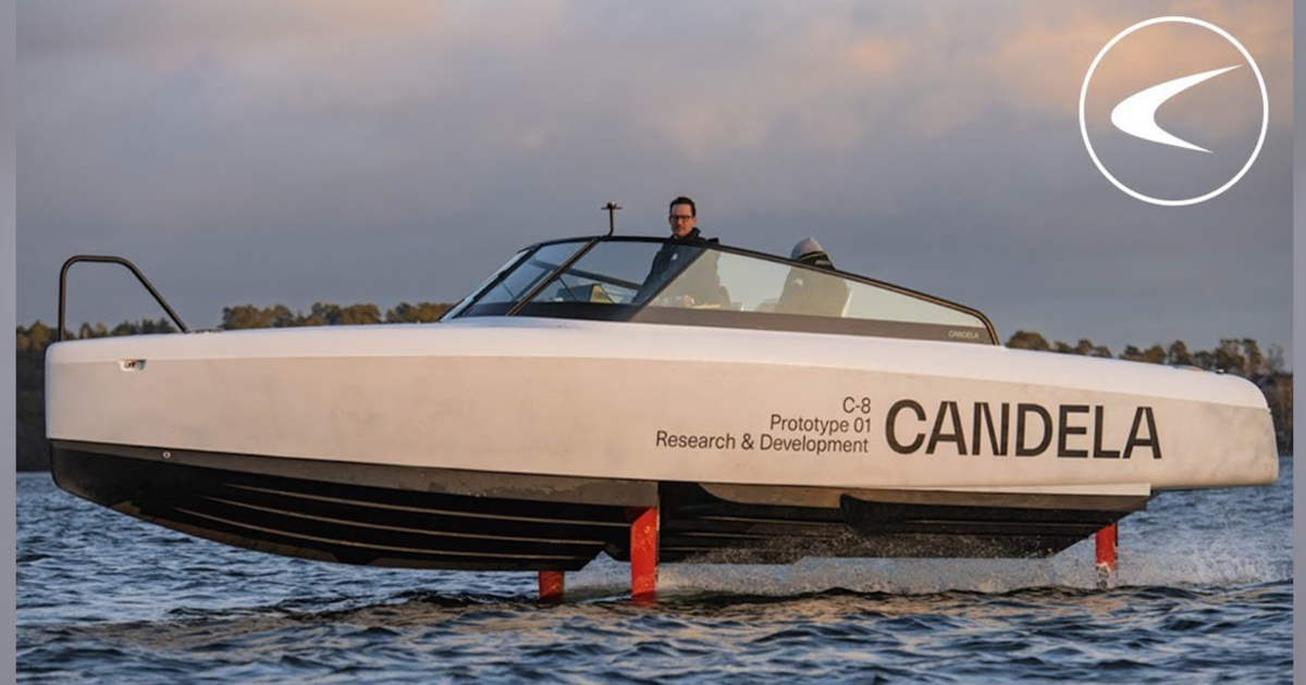 CES2023- 船酔いの心配無用、〝水上版テスラ〟の「C-8」をスウェーデン